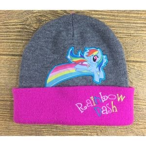 My Little Pony Girls Rainbow Dash Scully Hat Pink